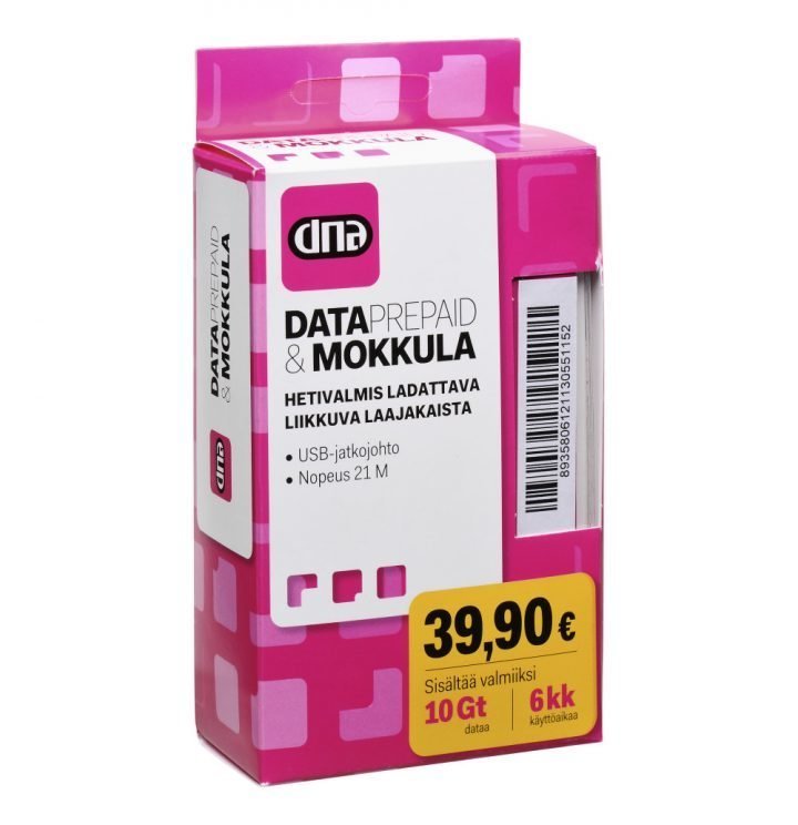 Dna Dataprepaid + Mokkula - Tietokonekauppa24.fi