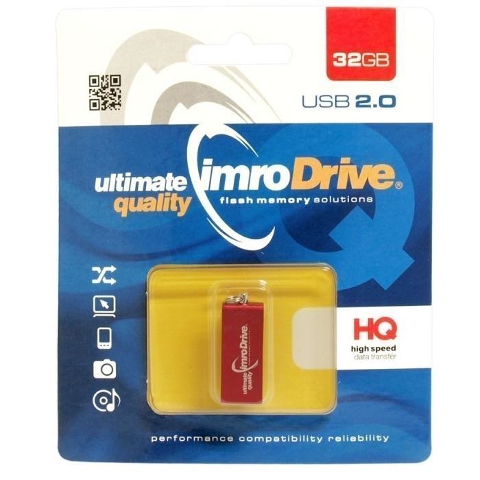 IMRO 32 Gt USB 2.0 Muistitikku - Edge - Punainen