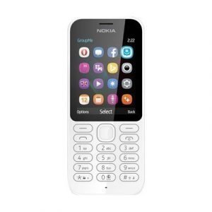 Nokia 222 Valkoinen