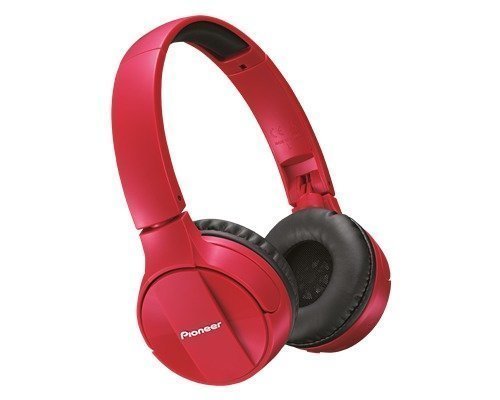 Pioneer Se-mj553bt Bluetooth Headphone Red