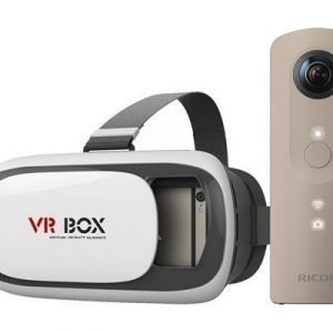 Ricoh Theta Sc + Virtual Reality Headset Beige