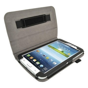 Samsung Galaxy Tab 3 7.0 P3200 P3210 iGadgitz Portfolio Leather Case Black