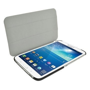 Samsung Galaxy Tab 3 8.0 iGadgitz Mate Plus Nahkainen Suojakotelo Pinkki