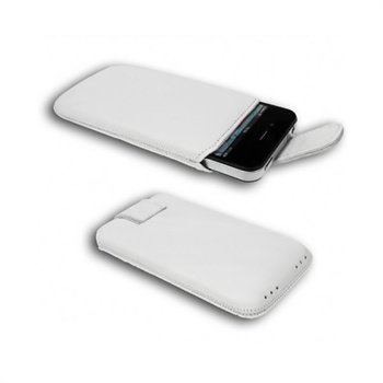 Starcase di base Linea Leather Case M White