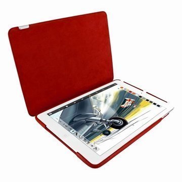 iPad Air Piel Frama Framagrip Nahkakotelo Punainen