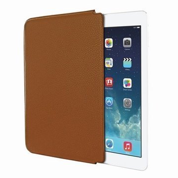 iPad Air Piel Frama Unipur Nahkakotelo Keltaisenruskea